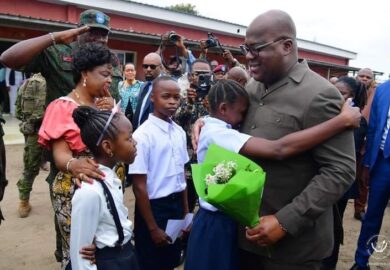 Le Président Tshisekedi visite des écoles