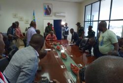 Le Vpm Guy Mwadianvita en visite de travail à Kasumbalesa.