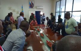 Le Vpm Guy Mwadianvita en visite de travail à Kasumbalesa.