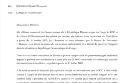 RDC : Réactivation des enquêtes : la CPI se concentre sur le Nord-Kivu