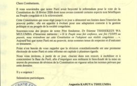 Alphonse Ngoyi Kasanji : « La révision constitutionnelle, une distraction face aux véritables priorités