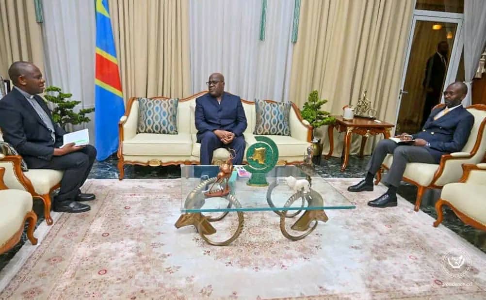 RDC : Félix Tshisekedi reçoit l’Abbé Théodore Kanyiki après les démolitions à Mbujimayi