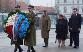 Thérèse Kayikwamba Wagner rend hommage aux victimes de guerre en Pologne et à Goma