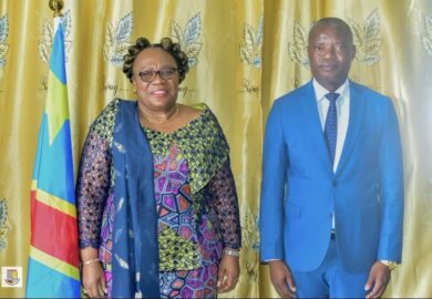 ESU : Marie-Thérèse Sombo clôture sa Mission de travail à Kalemie.