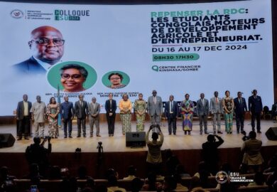 RDC/ ESU : ‘’ Vous êtes au centre de notre intérêt, Marie-Thérèse Sombo lors de la clôture du Colloque National.