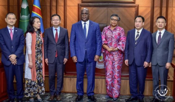RDC/ Programme Sino-Congolaise: le Président Félix Tshisekedi reçoit les Responsables du GEC.