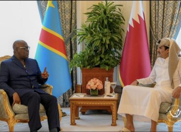 Félix Tshisekedi et Emir Cheikh Tamin tablent sur le Renforcement de la coopération entre la RDC et le Qatar.
