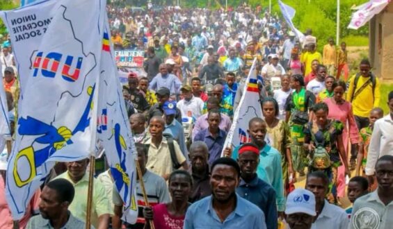 LOMAMI: Marche de soutien aux Forces Armées de la République Démocratique du Congo et Wazalendos.
