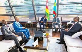 Tête-à-tête entre Félix Tshisekedi et Faure Gnassingbé dans le cadre de la médiation sur le conflit dans l&rsquo;Est