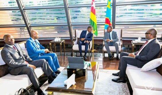 Tête-à-tête entre Félix Tshisekedi et Faure Gnassingbé dans le cadre de la médiation sur le conflit dans l&rsquo;Est