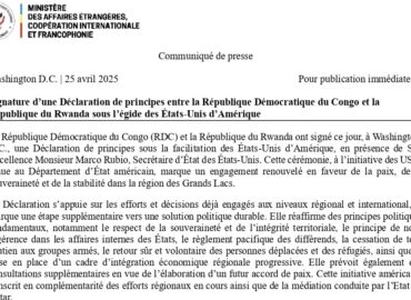 Un accord de principe entre la RDC et le Rwanda salué par le Qatar