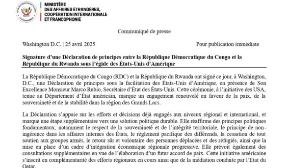 Un accord de principe entre la RDC et le Rwanda salué par le Qatar
