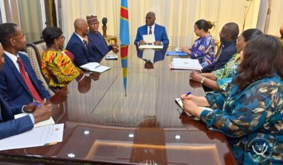 À la cité de l’UA, Félix Tshisekedi reçoit Mohamed Ibn Chambas