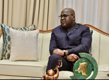 Les Adieux de l’Ambassadeur Cyprien Sylvestre Mamina au Président Félix Tshisekedi .