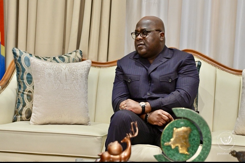 Les Adieux de l’Ambassadeur Cyprien Sylvestre Mamina au Président Félix Tshisekedi .