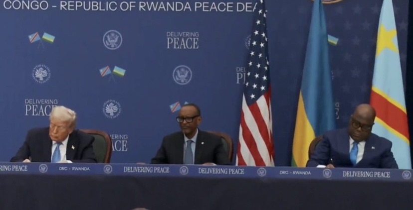 Cérémonie Historique à Washington : La RDC et le Rwanda SCELLENT la PAIX sous l&rsquo;Égide de Donald Trump
