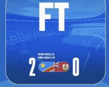 Les Léopards Convaincants en amical, avant les barrages.